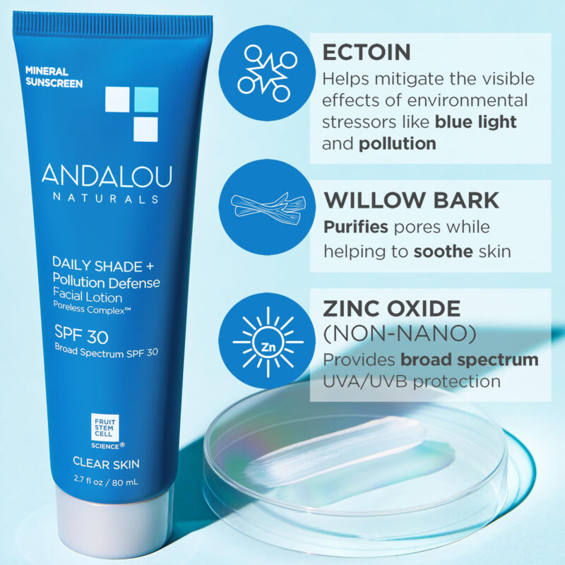 Protetor Solar Andalou Naturals Daily Shade Spf 30 80ml - Image 3