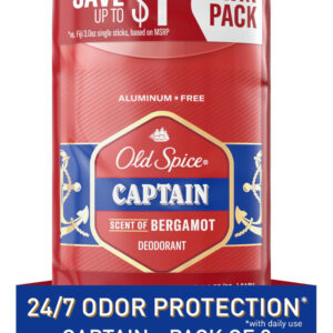 Desodorante Old Spice Captain Para Homens Sem Alumínio 90 Ml