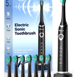 Escova De Dentes Elétrica Bymore Para Adultos Com 8 Cabeças