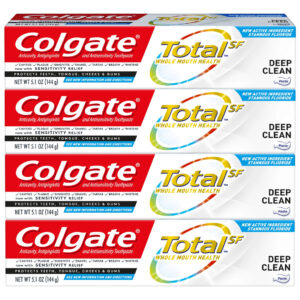 Pasta De Dentes Colgate Total Deep Clean 150ml (pacote De 4)