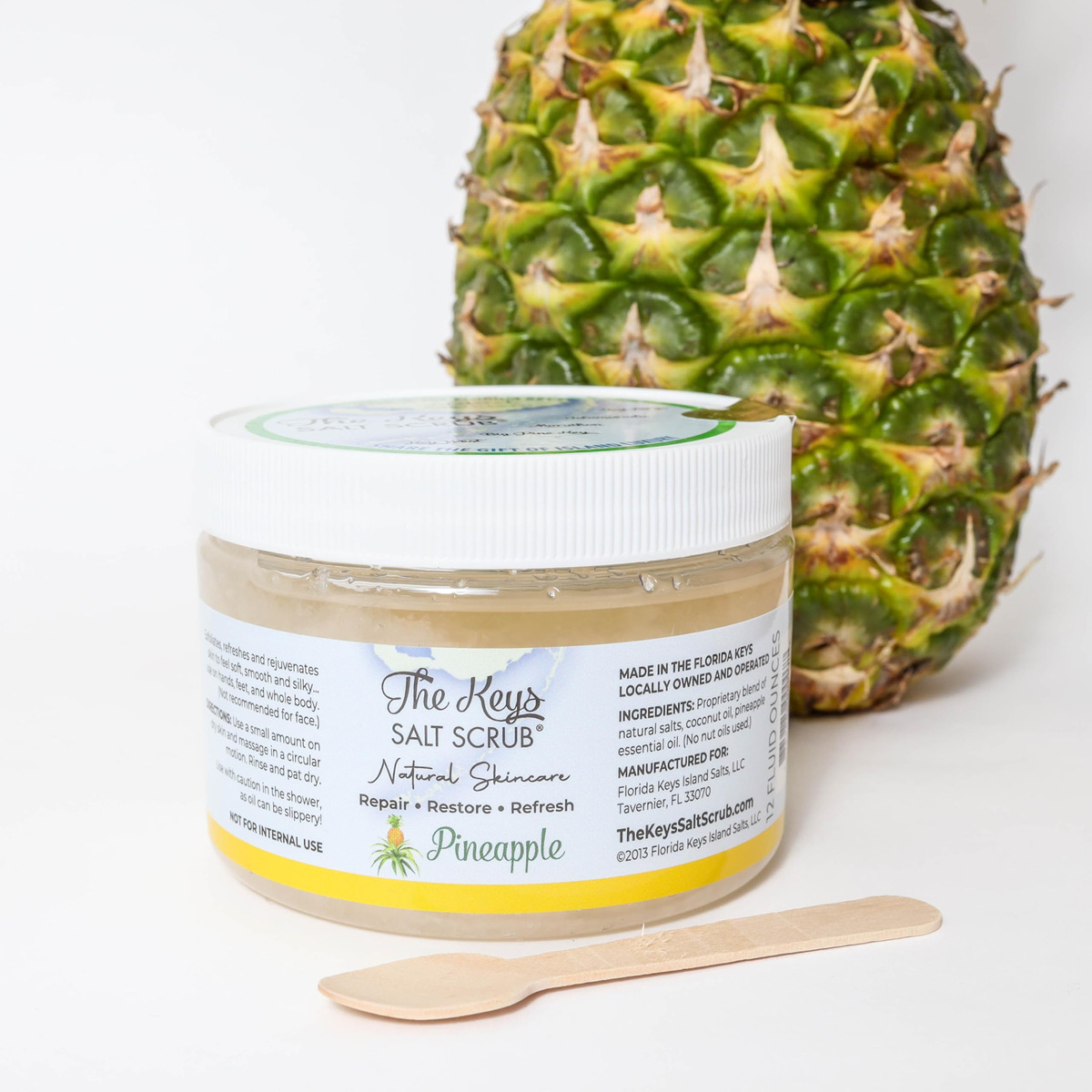 Esfoliante Corporal The Keys Com Sal Marinho E Abacaxi 350ml - Imagem 7