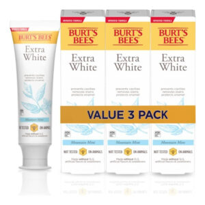 Pasta De Dentes Burt's Bees Extra White Fluoride Mountain Mi