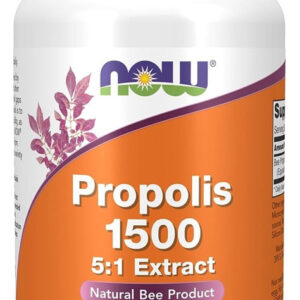 Própolis Abelha 1500 Now Foods Extract 300mg 100 Veg Caps Sabor Sem Sabor