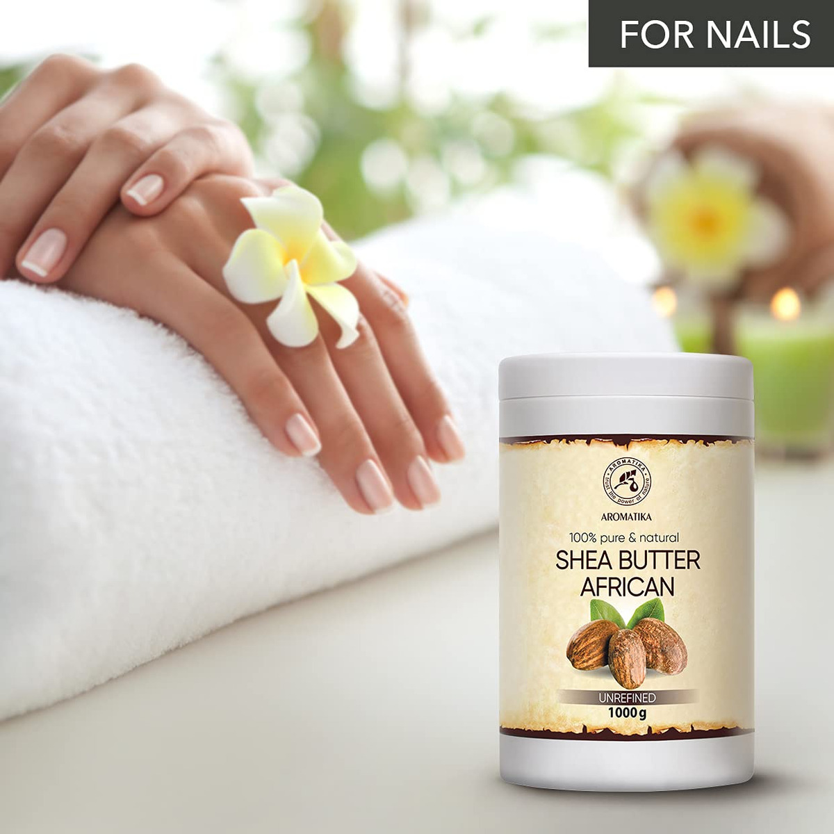 Manteiga Corporal De Manteiga De Karité Aromatika 100% Pura - Imagem 5