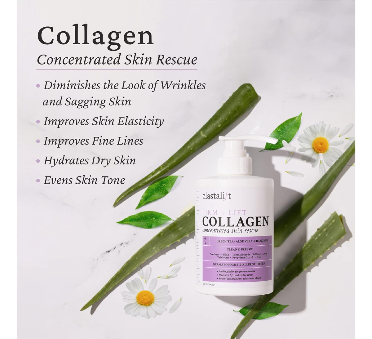 Pacote De Cuidados Com A Pele Elastalift Collagen Cream + Ma - Imagem 5