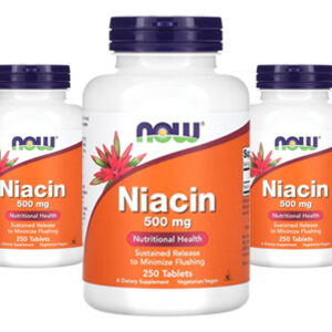 Niacina 500mg Now Foods Niacin Vitamina B-3 250 Tablets 5un