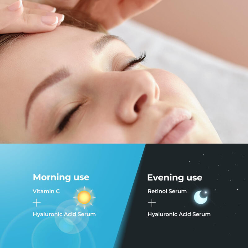 Conjunto De Cuidados Com A Pele Facial+1 Soro De Retinol Her - Image 6