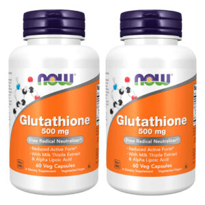 Glutationa 500mg Now Foods Glutathione 60 Veg Caps 2un Sabor Sem Sabor