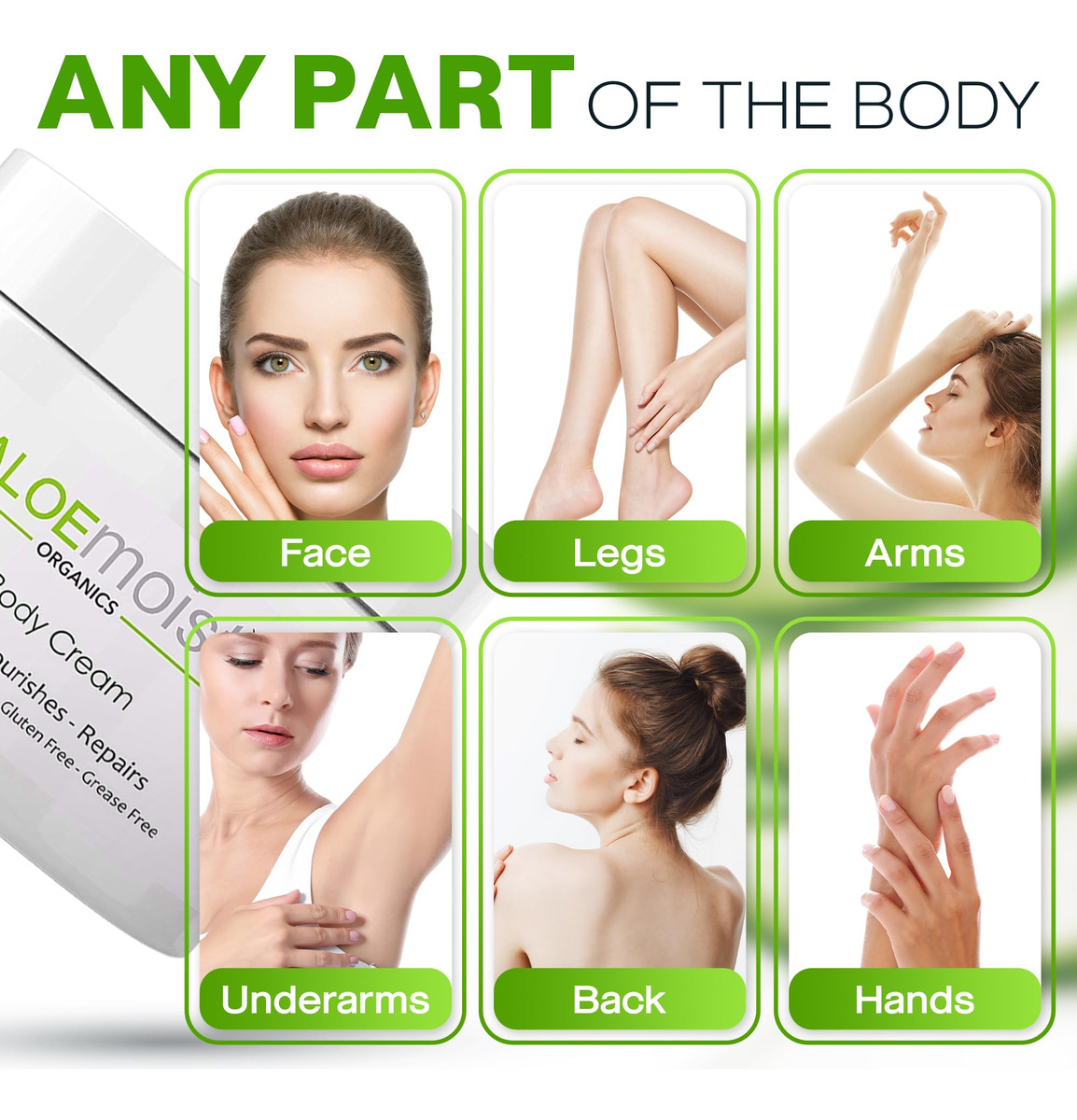 Loção Corporal Aloe Vera Creme Hidratante 240ml Antienvelhec - Imagem 4