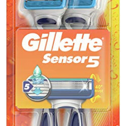 Lâmina De Barbear Descartável Masculina Gillette Sensor5, 2