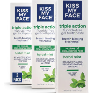 Pasta De Dentes Kiss My Face Triple Action Herbal Mint 133 M
