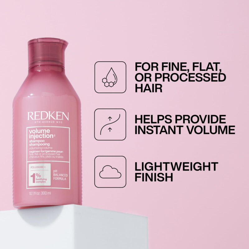 Shampoo Redken Volume Injection Para Cabelos Finos 1l - Image 4