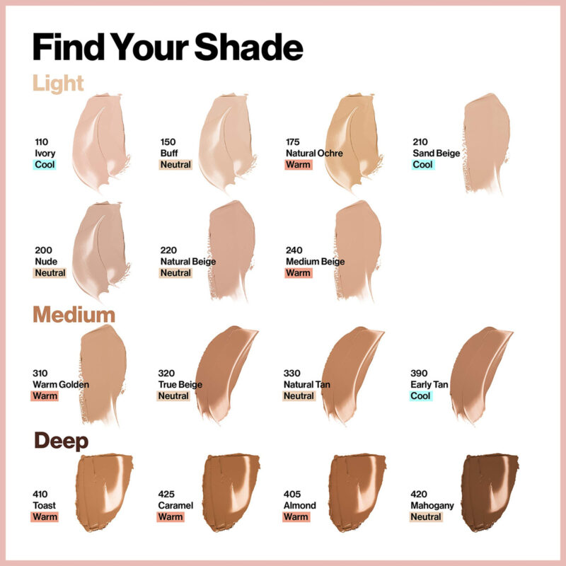 Revlon Colorstay Cobertura Completa Longwear Matte Base Heat - Image 4