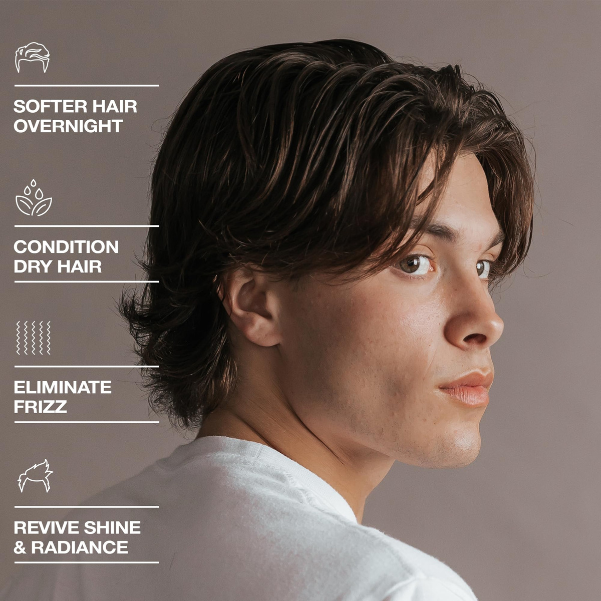 Óleo Hidratante De Cabelo Leave-in Condicionador Para Homens - Imagem 4