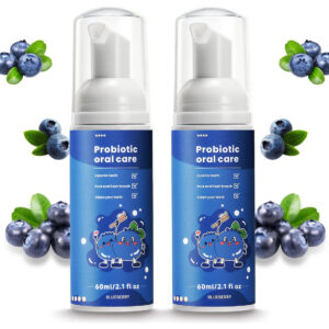 Creme Dental Eloname Foam Kids, Sem Flúor, Mirtilo E Hortelã