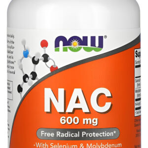 Nac N-acetilcisteína 600mg 100 Cápsulas Importado