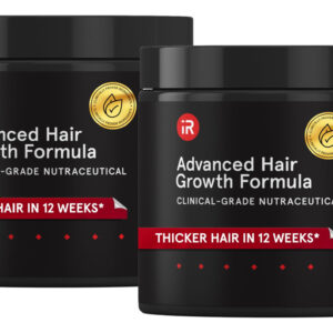 Pacote De 2 Suplementos De Crescimento Capilar Irestore Adva