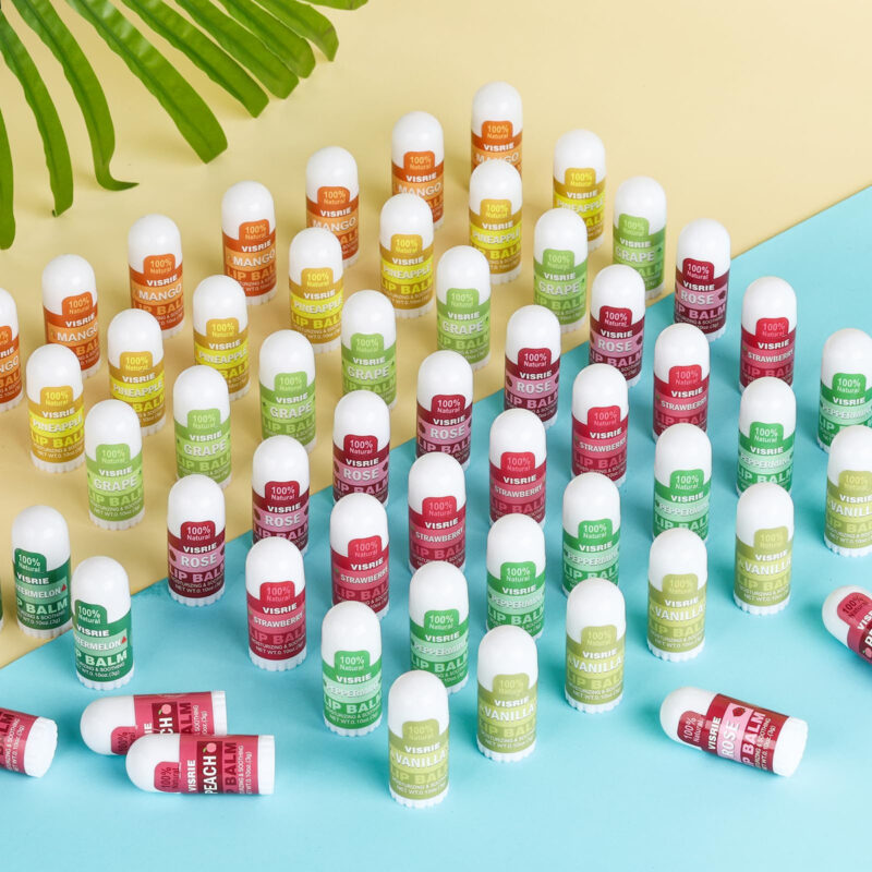 Bálsamo Labial Visrie Mini 60 Unidades Com Vitamina E E Óleo - Image 6