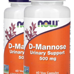 D-manose 500mg 60 Cápsulas Importado 2un Now Foods