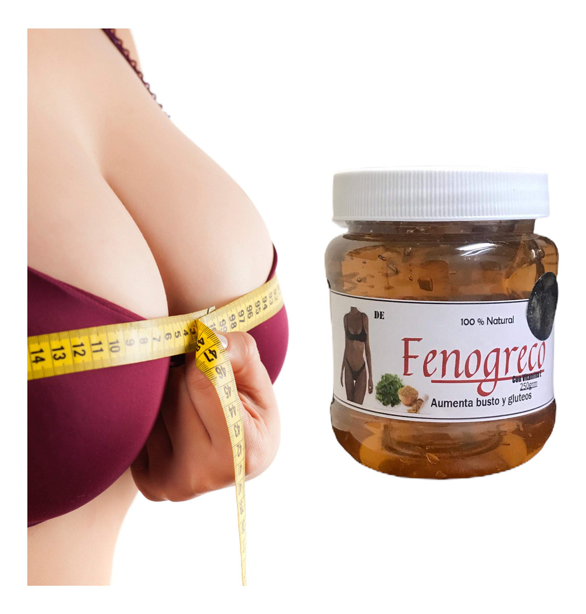 Gel Fenogreco Gel Queima Gordura, Aumenta O Crescimento Dos - Imagem 3
