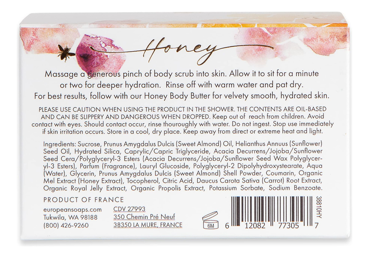 Esfoliante Corporal Pre De Provence Honey Collection 200ml - Imagem 2