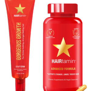 Pacote De Suplementos E Sérum Para Couro Cabeludo Hairtamin