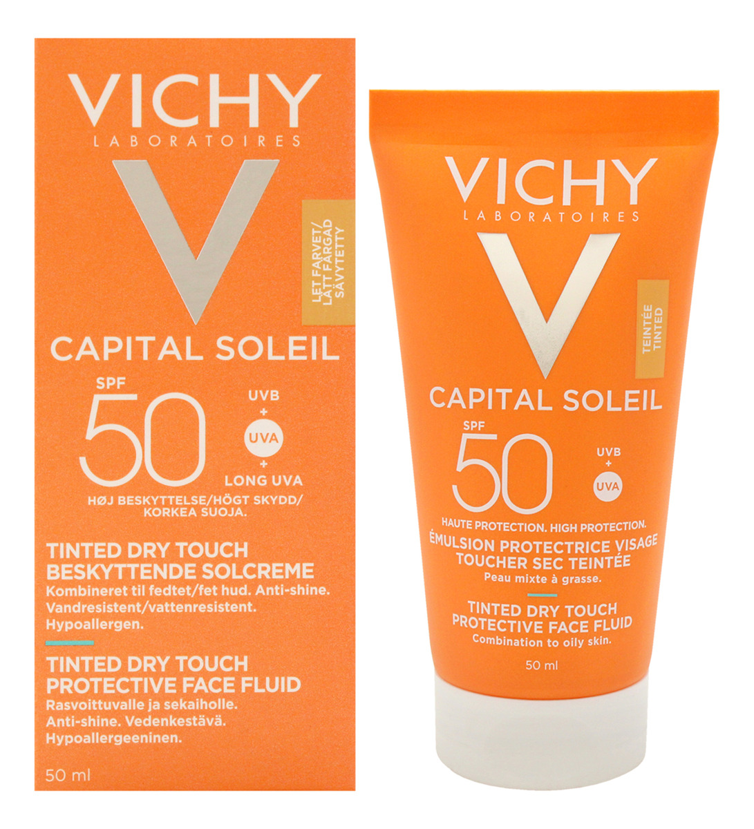 Protetor Solar Vichy Capital Soleil Tinted Dry Touch Spf50+
