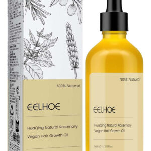 Óleo De Crescimento Capilar Huaqing 60ml De Alecrim Natural