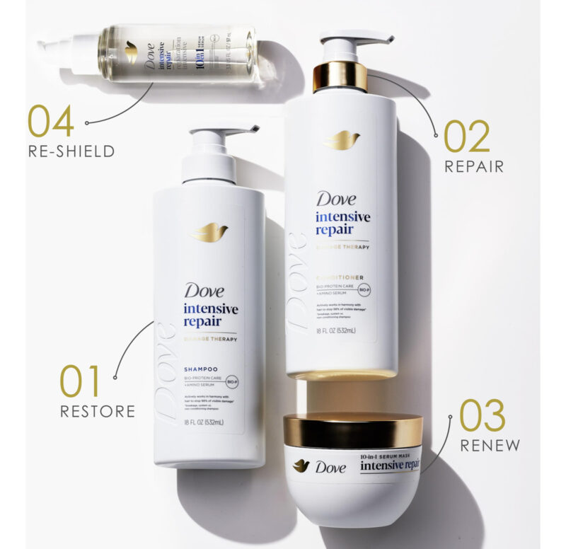 Sérum Capilar Dove Intensive Repair Amino 100ml Para Cabelos - Imagem 5