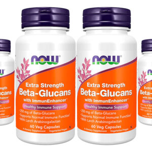 Beta-glucanos 1,3/1,6 Now Foods Beta-glucans 60veg Caps 4un