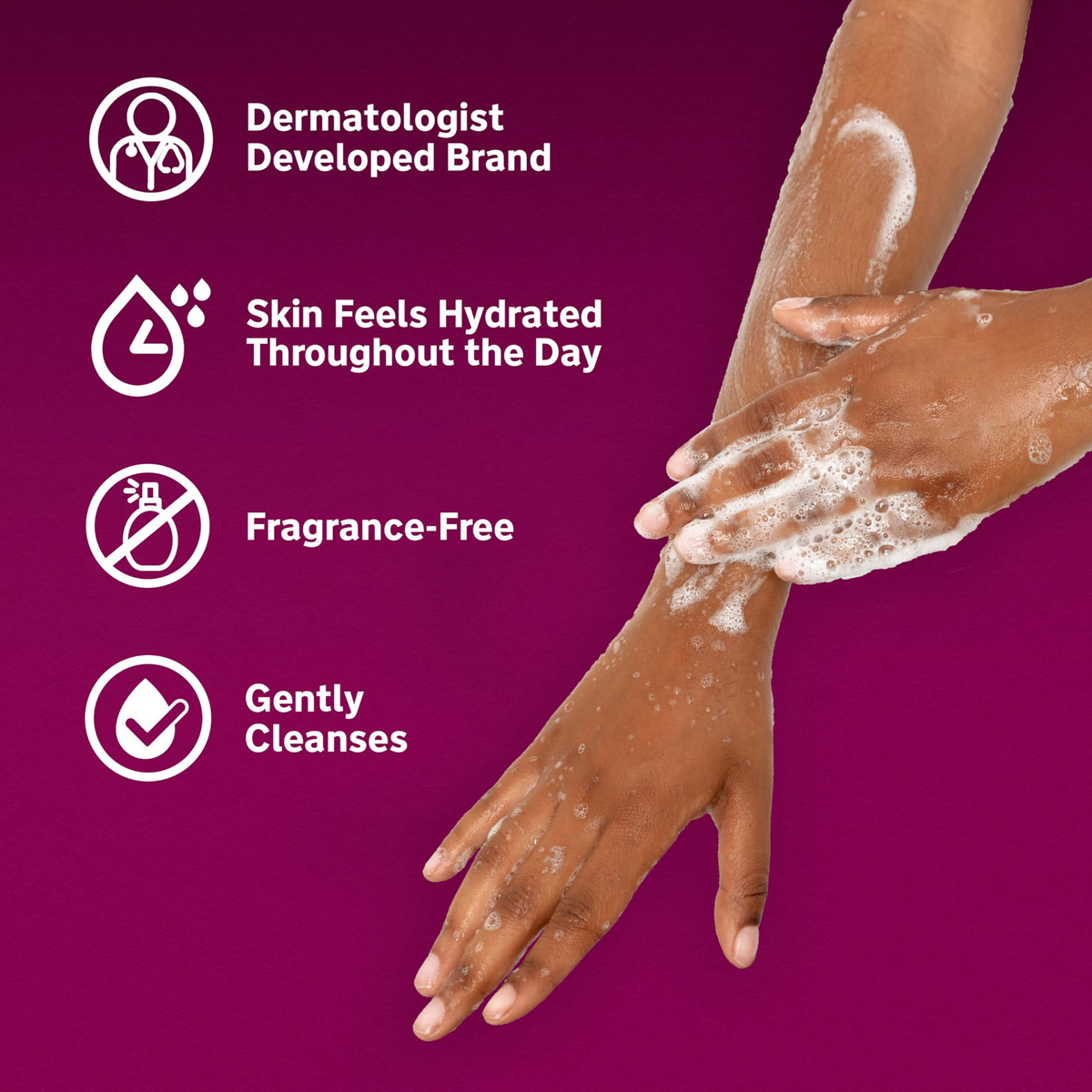 Sabonete Líquido Lubriderm Advanced Therapy 480 Ml Sem Perfu - Imagem 6