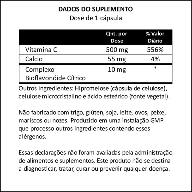 Vitamina C-500 C. Ascorbato-c 100cap Importado 2un Now Foods - Imagem 5
