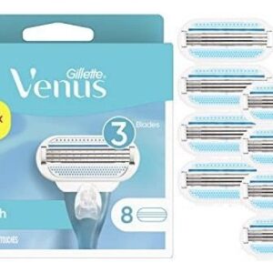 Lâminas De Barbear Femininas Gillette Venus Smooth 8 Recarga