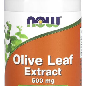 Extrato Folha De Olive 500mg Now Foods 60 Cáps Importado