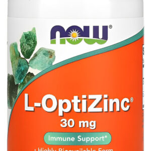 Now Foods L-optizinc 30mg 100 Veg Caps / No Brasil