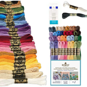 Pacote De Fio Dental Dmc Embroidery, Cores Populares, Dmc Em