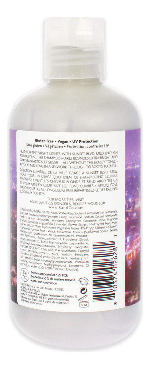 Shampoo R+co Sunset Blvd Blonde 250ml Unissex - Imagem 2