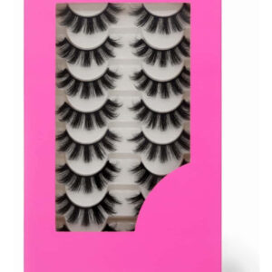 Cílios Postiços Beautykaisen 3d Faux Mink Lashes 8 Pares