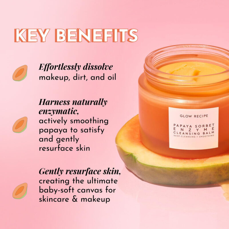 Removedor De Maquiagem Cleansing Balm Glow Recipe Papaya 100 - Image 2