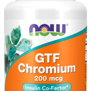 Cromo Gtf 200mcg Now Foods 100 Tablets Importado