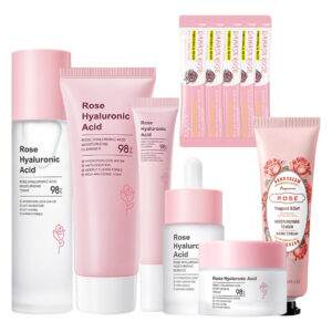 Conjunto De Cuidados Com A Pele Rosarden Rose Hialurônico, 1