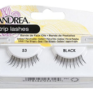 Eyelash Strip Lashes Andrea Black [53] 1 Chá (pacote De 4)