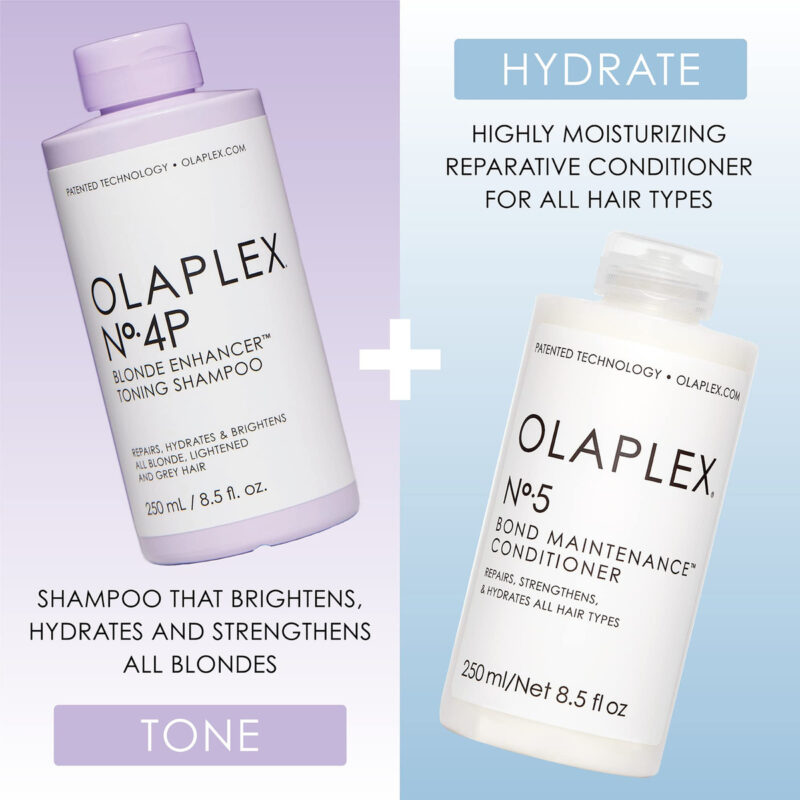 Shampoo Olaplex No. 4p Blonde Enhancing Tonificante 250ml - Imagem 4