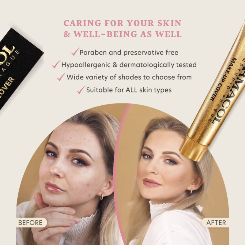 Líquido De Cobertura Total Foundation Dermacol 30ml Spf30 - Image 5