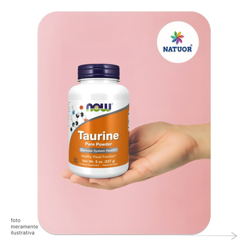 Taurine Pure Powder 227g Taurina Em Pó Now Foods - Image 6