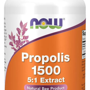 Própolis Abelha 1500 Now Foods Extract 300mg 100 Veg Caps Sabor Sem Sabor