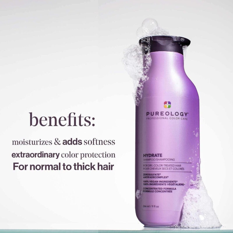 Shampoo Pureology Hydrate Hidratante 266ml Tratado Com Cor - Image 2