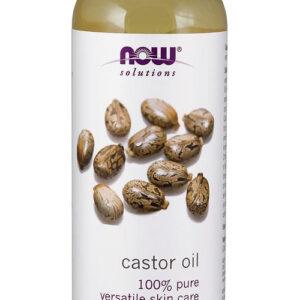 Óleo Hidratante Para Corpo Now 100% Puro Óleo De Castor En Dispensador 0.473l Neutro