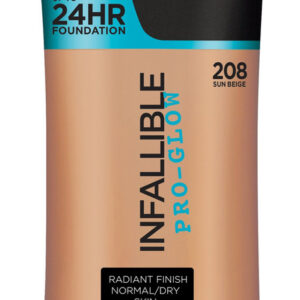 Fundação Loreal Paris Infallible Proglow Sun Beige 1 Fl Oz