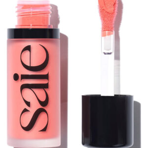Blush Saie Dew Blush Líquido Leve Papoila Coral Brilhante